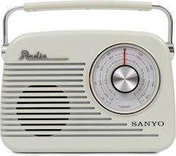 Sanyo Portable Retro Tabletop White