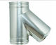 Branch For Chimney Pipe Heavy Duty Stainless Steel Aisi 304 Ba Φ-400 Inoxshell