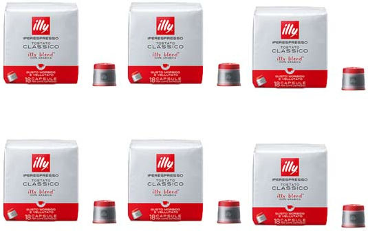 Illy Κάψουλες Espresso Classico Καραμέλα Συμβατές με Μηχανή Iperespresso 108caps