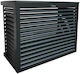 Decoclim 83.5x105x51cm Outdoor Air Conditioner Unit Cover Anthracite