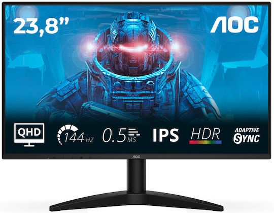 AOC Q24B36X IPS HDR Gaming Monitor 23.8" QHD 2560x1440 144Hz with 4ms Response Time GTG