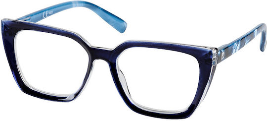 Eyelead Lesebrillen +1.50 in Blau Farbe E 266