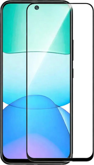 3D Tempered Glass Μαύρο (Redmi 13 / Poco M6 4G)
