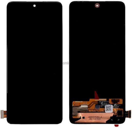 Ersatzbildschirm mit Touch-Mechanismus für Xiaomi Redmi Note 13 5G Schwarz