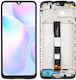 Ersatzbildschirm 10a mit Touch-Mechanismus und Rahmen für Redmi 9a / 9c / 9at / 10a Schwarz