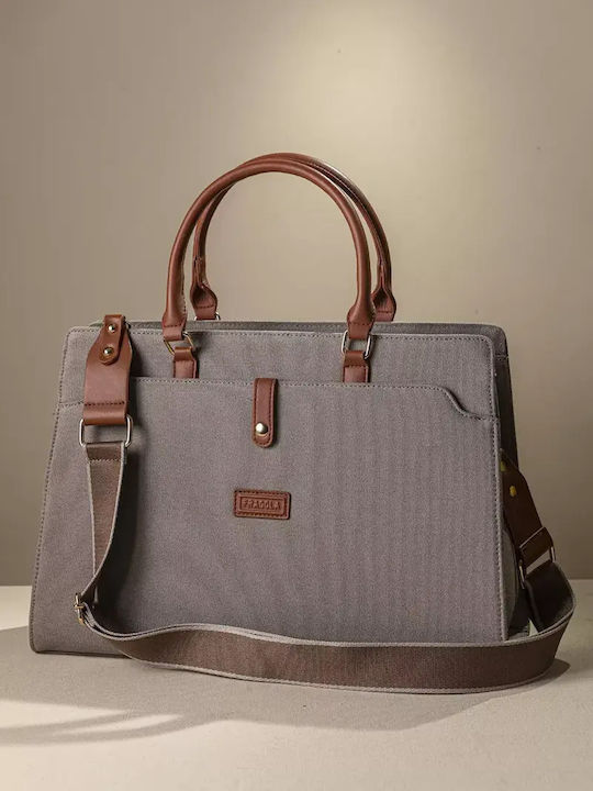 Fragola Fabric Women's Briefcase Grey