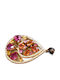 Silver Pendant Rubies Sapphires 925