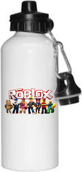 Бутилка Roblox 500мл Бяла