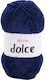 Knitting Yarn Velvet Touch Col 756 Dark Blue Weight 100gr Composition 100% Micro Polyester 1pc