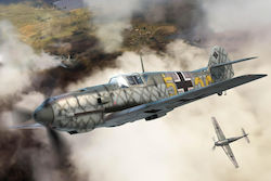 Hobbyboss 1/48 Messerschmitt Bf109e-3 Пластмасов Моделен Комплект Мащаб 1:48