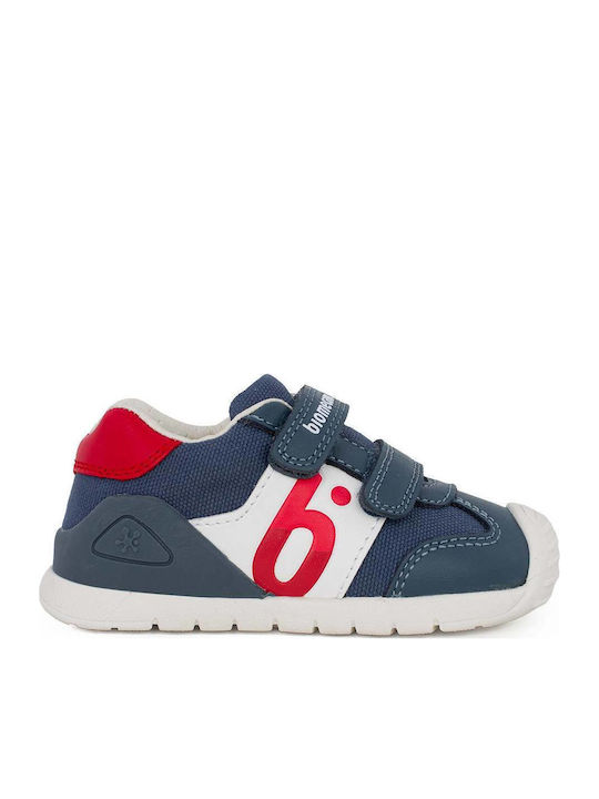 Kids Sneakers Anatomic with Hoop & Loop Closure Navy Blue