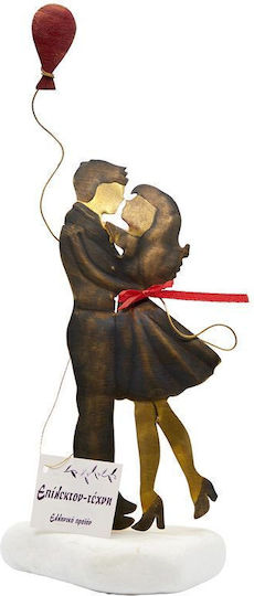 Epilekton Art 01-756 Handmade Tabletop Decor Brass Pair 8x24