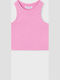 Kids Sleeveless Top Light Pink