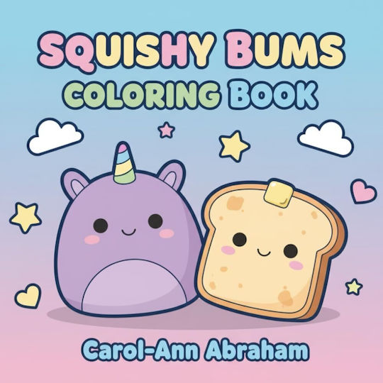 Squishy Bums Coloring Book Kawaii Squishy Plushies Coloring Pages – 52 ...