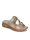 Sommer Damenplattformen Goldene