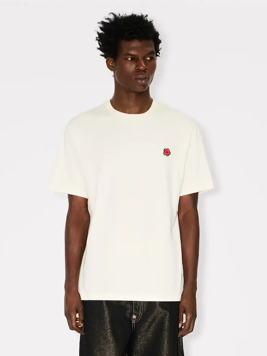Boke Kurzarm T-Shirt Ecru