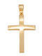 Savvas Design Vergoldeter Kreuz 14K Ohne Kette ASTA06122