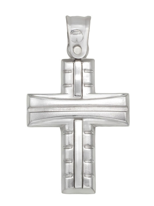Savvas Design Weißgold Kreuz 14K Ohne Kette ASTA04596