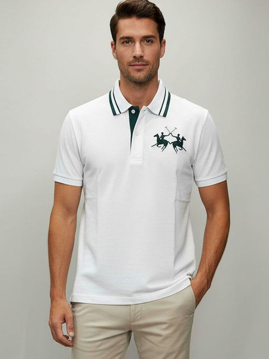 La Martina Polo Μπλούζα Κοντομάνικη Optic White