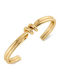 Edblad Women's Bracelet Handcuffs Made of Gold Plated Steel 16cm
