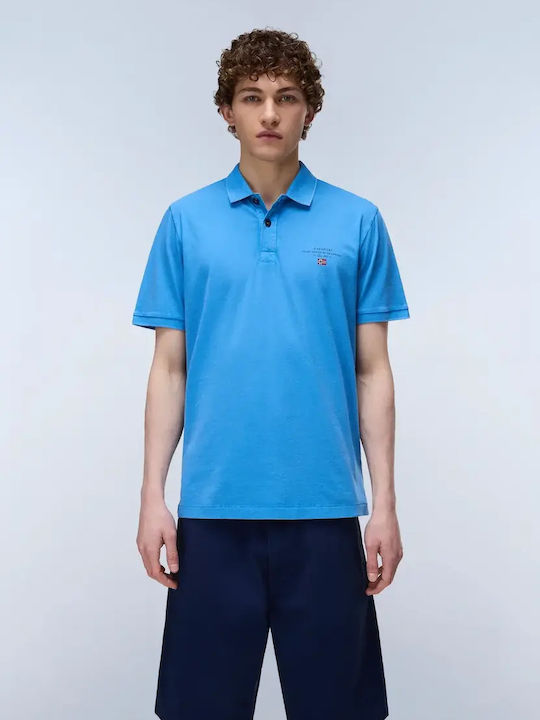 Napapijri Elbas Polo Μπλούζα Κοντομάνικη Blue J...