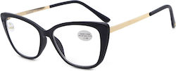 Cammello 23001 Women Reading Glasses +1.75 Blac...