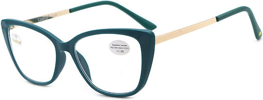 Cammello Ochelari De Citit Pentru Femei +1.00 În Culoare Verde 23001-Green-100_32777