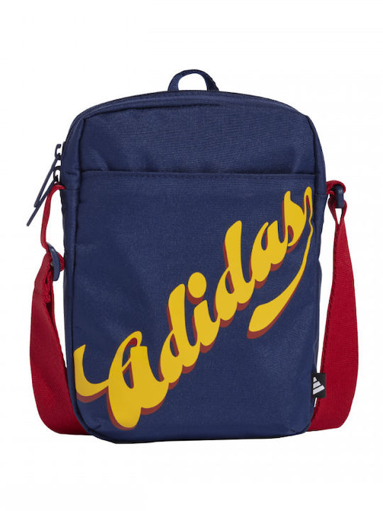 Herren Schulter / Crossbody Tasche Blau