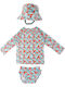 Zoocchini Kids Swimwear Set with Shade Turquoise