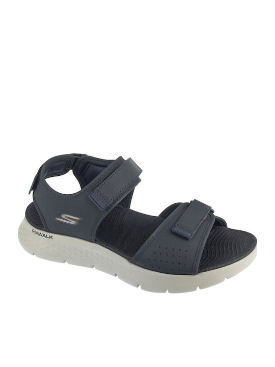 Go Walk Flex Ανδρικά Σανδάλια σε Μπλε Χρώμα