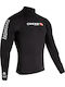 CressiSub Dive Center UPF 50+ Men Long Sleeve Sun Protection Shirt Black