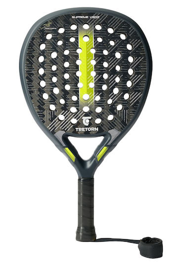 Tretorn 477376-BLACK/YELL-002 Ρακέτα Padel Ενηλίκων