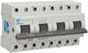 Modular Netzwerk-aggregat Schaltpaneel-Druckknopfschalter 4p 63a Spamel