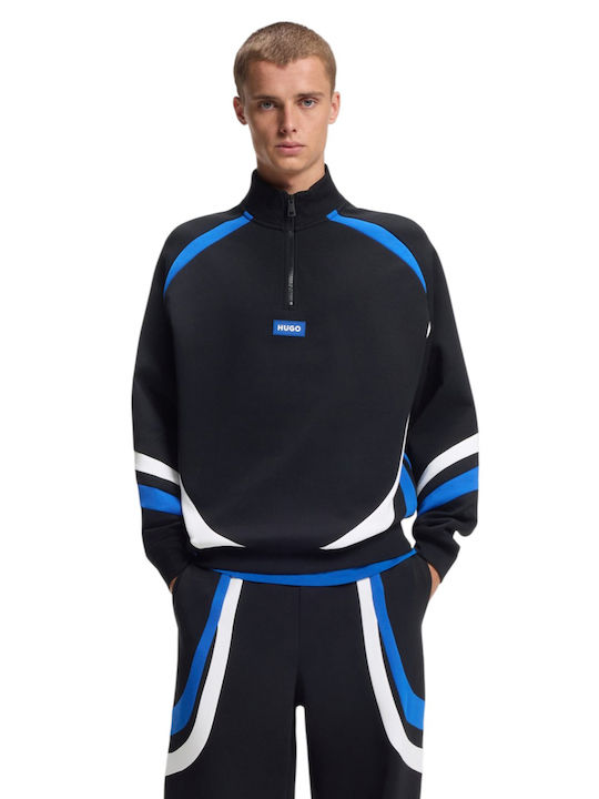 Hugo Jersey Sweatshirt Für Herren Schwarz