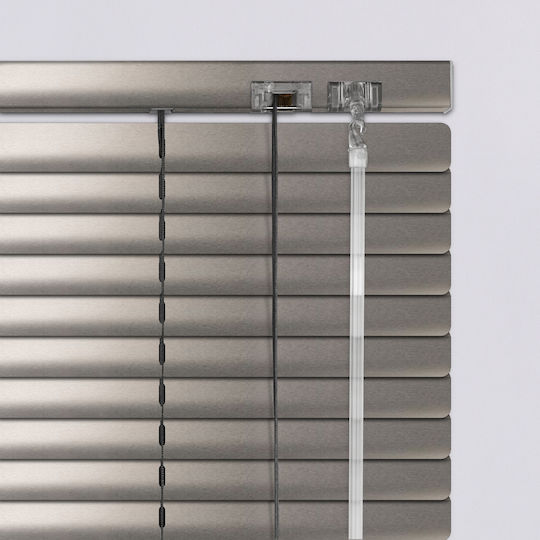 Aluminum Blinds Gray 100x100 cm