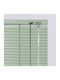 Elite Blinds 846026 Jalousie & Rollladen aus Aluminium in Türkis Farbe P60xH60cm