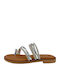 Damen Sandalen Silber