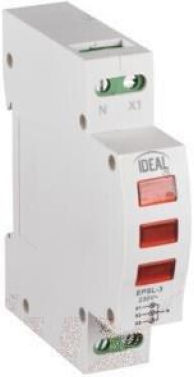 Kanlux Ideal Indicator Light Kli-3r Indicator De Tensiune Șine Th35
