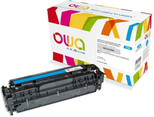 Owa Armor Toner Compatibil Hp Ce411a 2600 Pagini Albastru Cyan