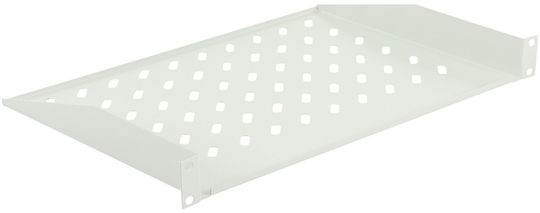 Lanview 1u 19" D=300mm Rack Mount Shelf White