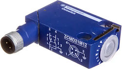 Schneider Electric Faucet Connector Body 1p Sign Metal M12 4 Pin Zcmd21m12