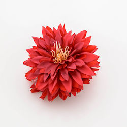 Premium Dahlia Κλάμερ Μαλλιών Boho Style & Απόλυτο Κράτημα-κόκκινο