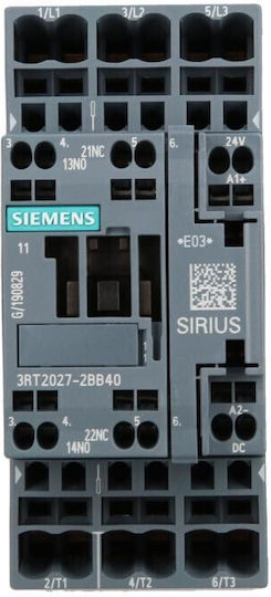 Siemens Three-Pole Rail Switch 24V 32A