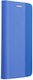 Samsung S721b Galaxy S24 Fe Book Style Sensitive Magnetic Blue Mobile Phone Case