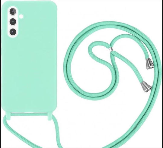 Strap Back Cover Σιλικόνης Γαλάζιο (Galaxy A35Oppo A55)
