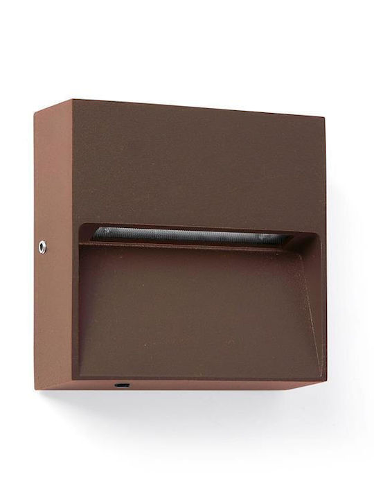 Faro Barcelona Dune Wall-Mounted Outdoor Lighting LED with Natural White Light 10x3.5x10cm