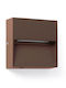 Faro Barcelona Dune Wall-Mounted Outdoor Lighting LED with Natural White Light 10x3.5x10cm