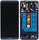 Screen with Touch Mechanism and Frame for Huawei Mate 10 Pro Blue