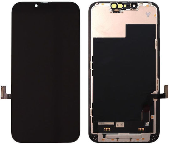 Ecran OLED Soft cu Mecanism Tactil pentru Apple iPhone 13 (Negru)