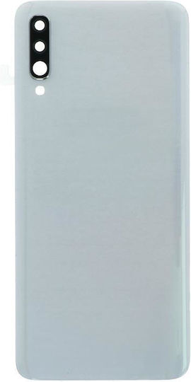 Samsung A705f Galaxy A70 Battery Cover + Adhesive + Camera Lens White Original